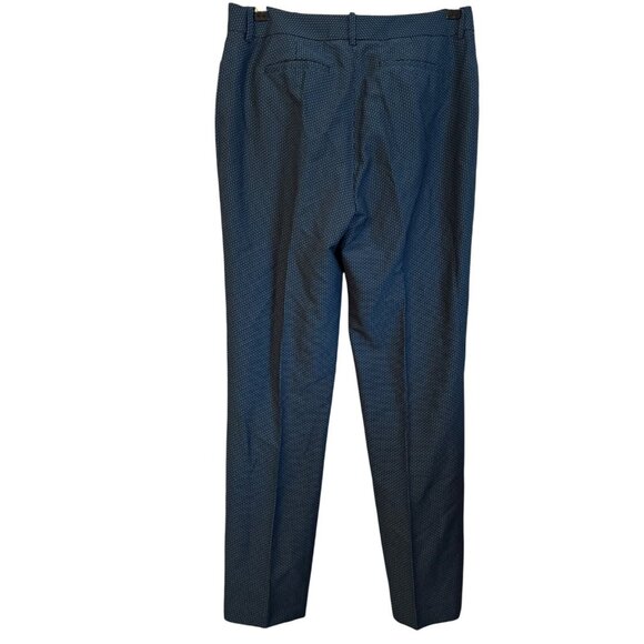 Carlisle Womens Blue Houndstooth Pattern Slim Fit Trousers Size 8 women pants - Picture 7 of 12
